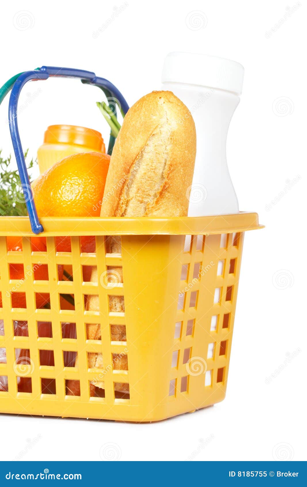 Shopping Basket stock image. Image of groceries, nutritious 8185755