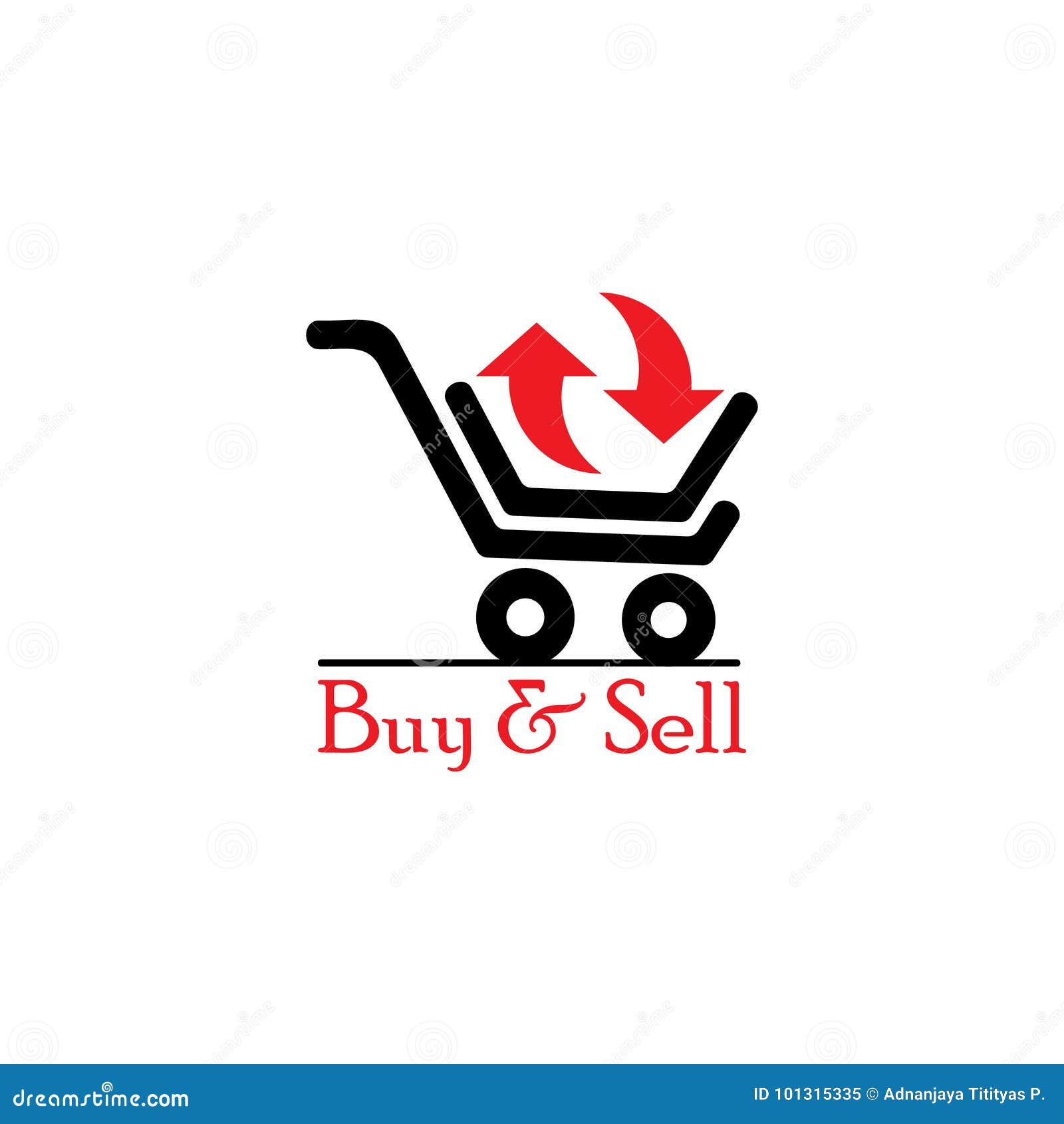 Basket market buy shop store design Royalty Free Vector