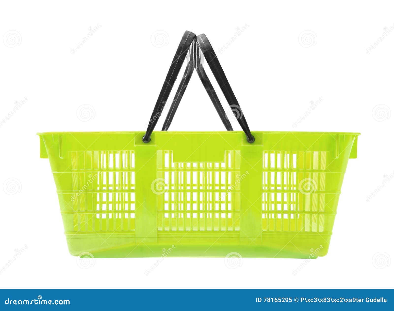 Shopping basket on white stock image. Image of supermarket 78165295