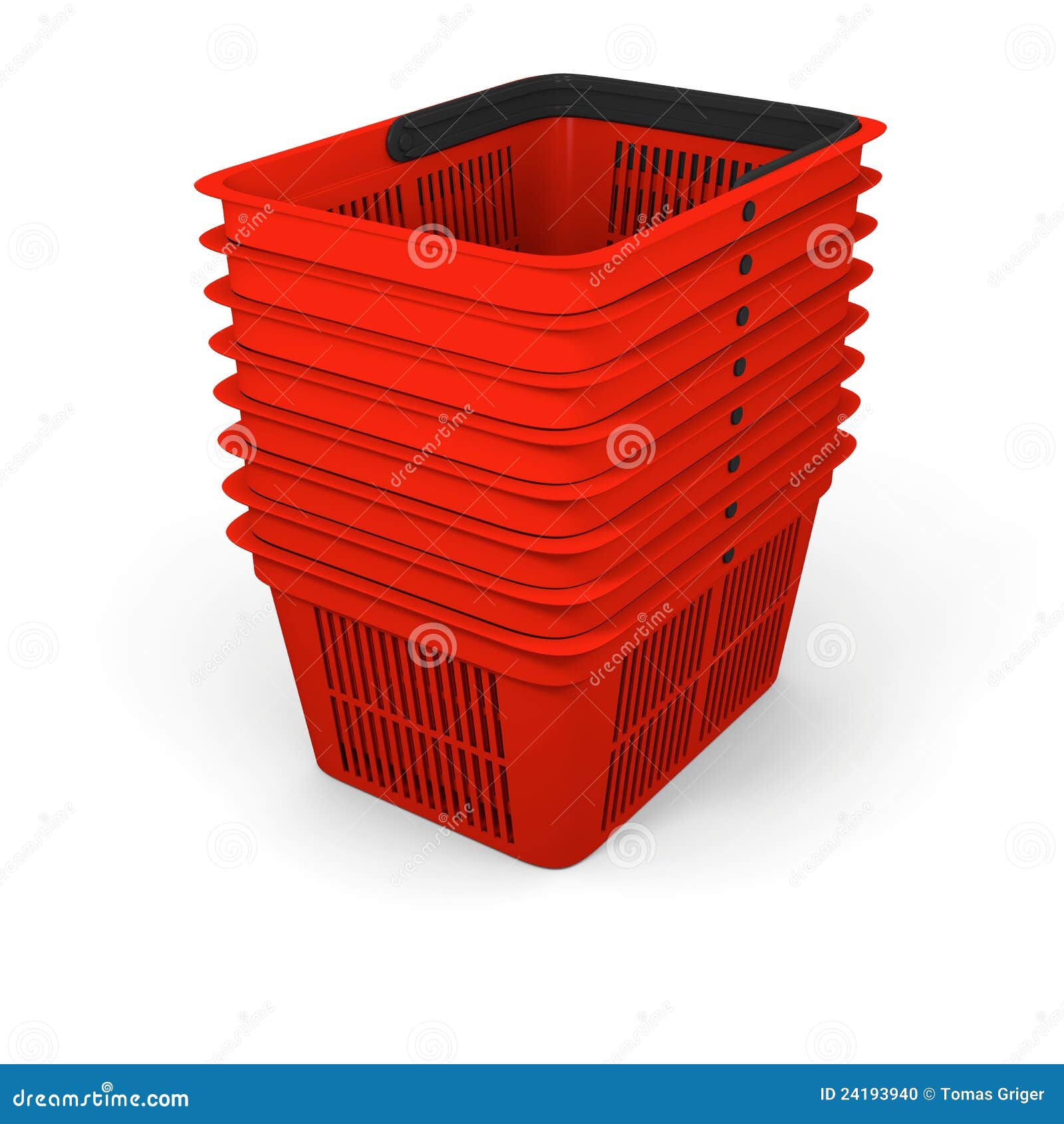 Shopping baskets stock illustration. Illustration of baskets 24193940