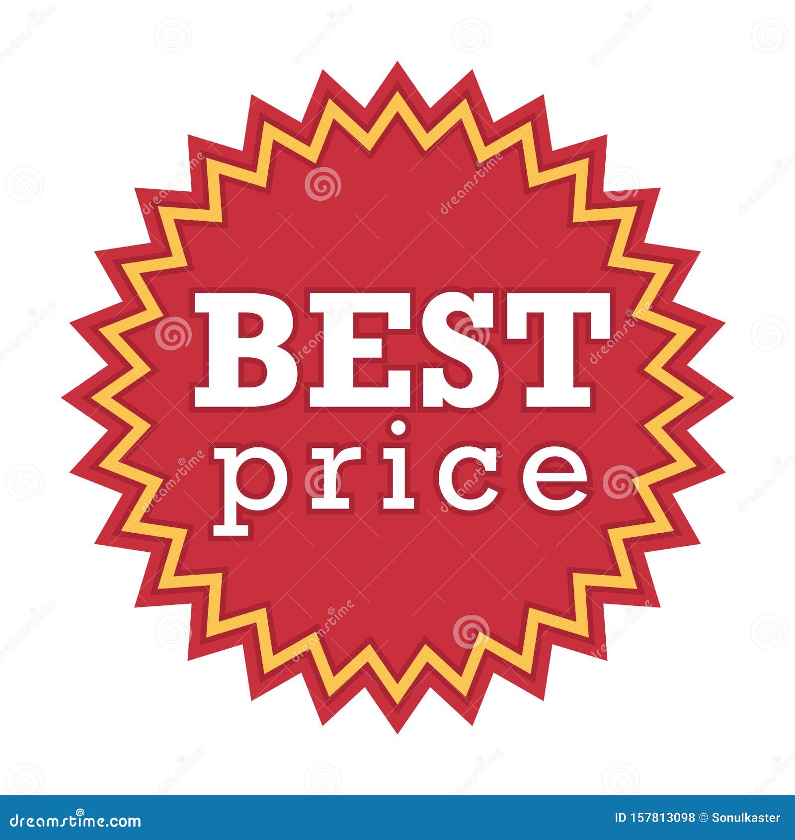 Shopping, Best Price Tag Logo, Sale or Discount Isolated Icon Stock ...