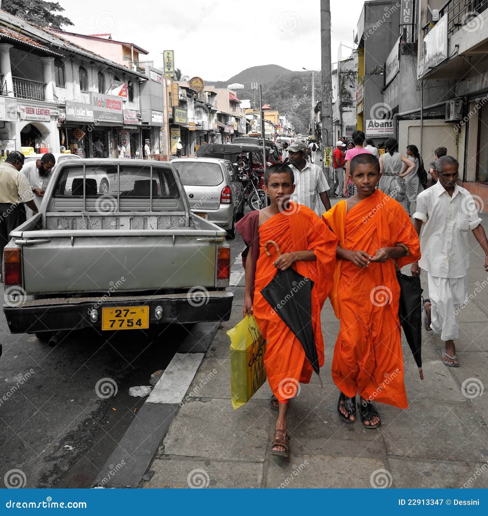 Shopping buddhist monks editorial photography. Image of kandy 22913347