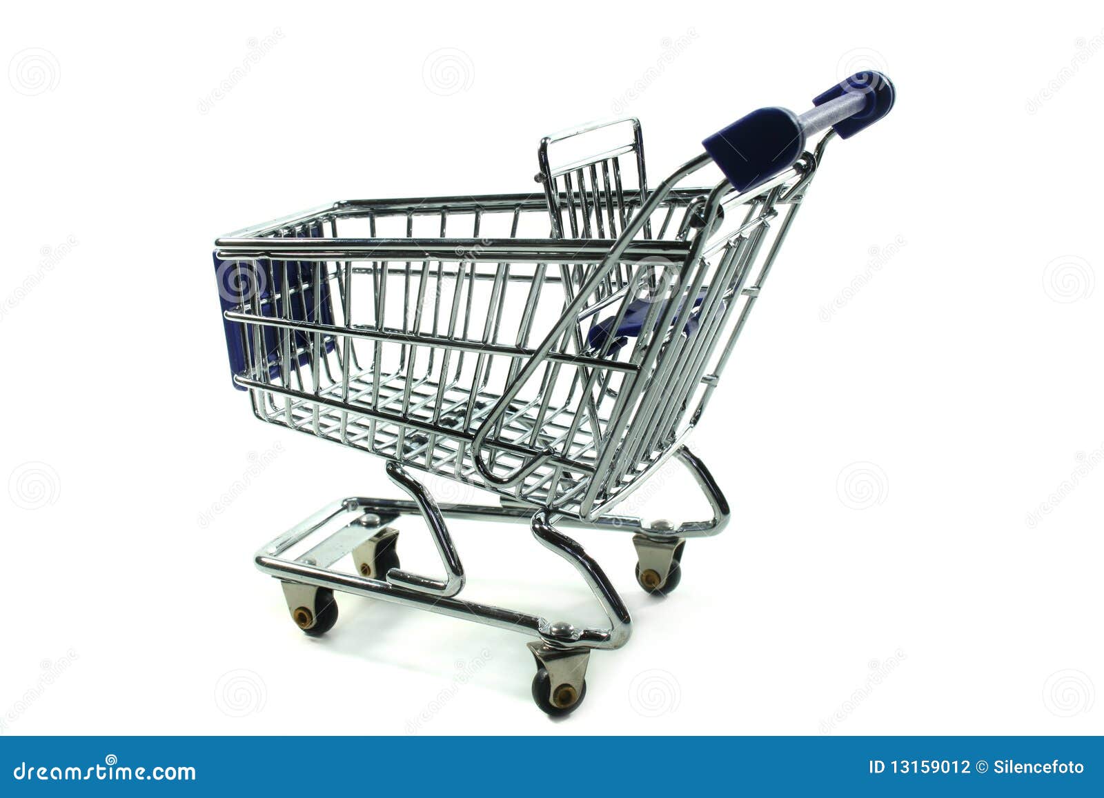 Shopping cart stock photo. Image of department, business 13159012