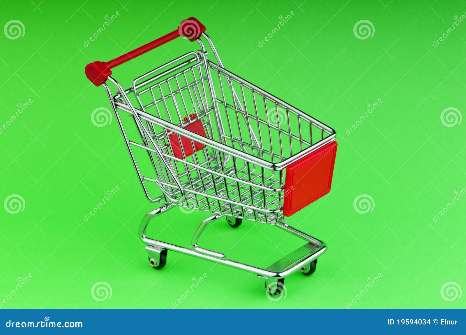 Shopping Cart Against the Background Stock Photo Image of market