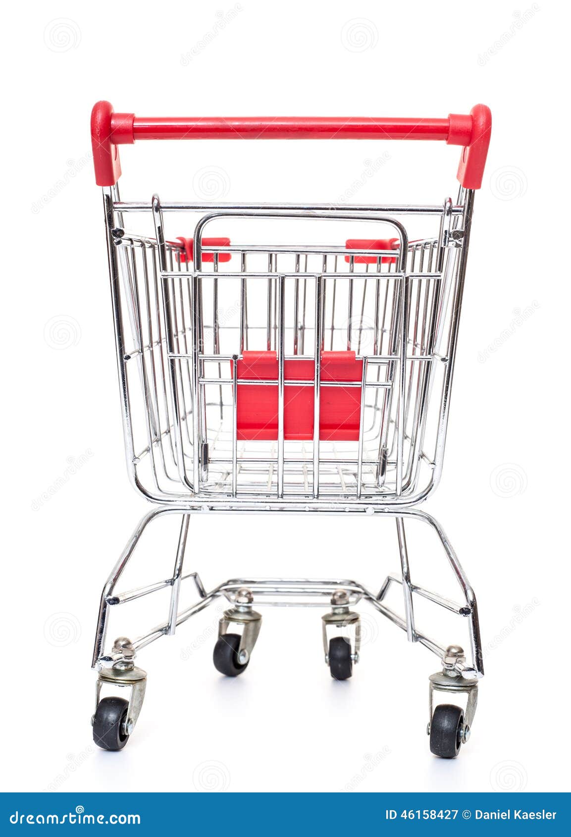 Shopping cart back view stock image. Image of black, friday 46158427