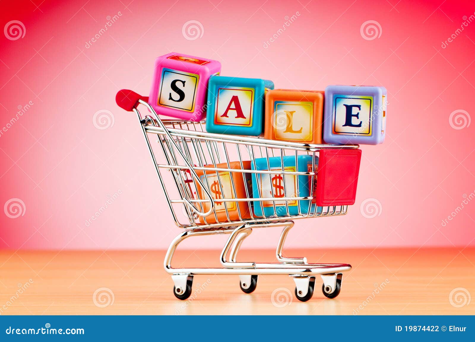 Shopping Cart at the Background Stock Photo Image of pushcart, basket