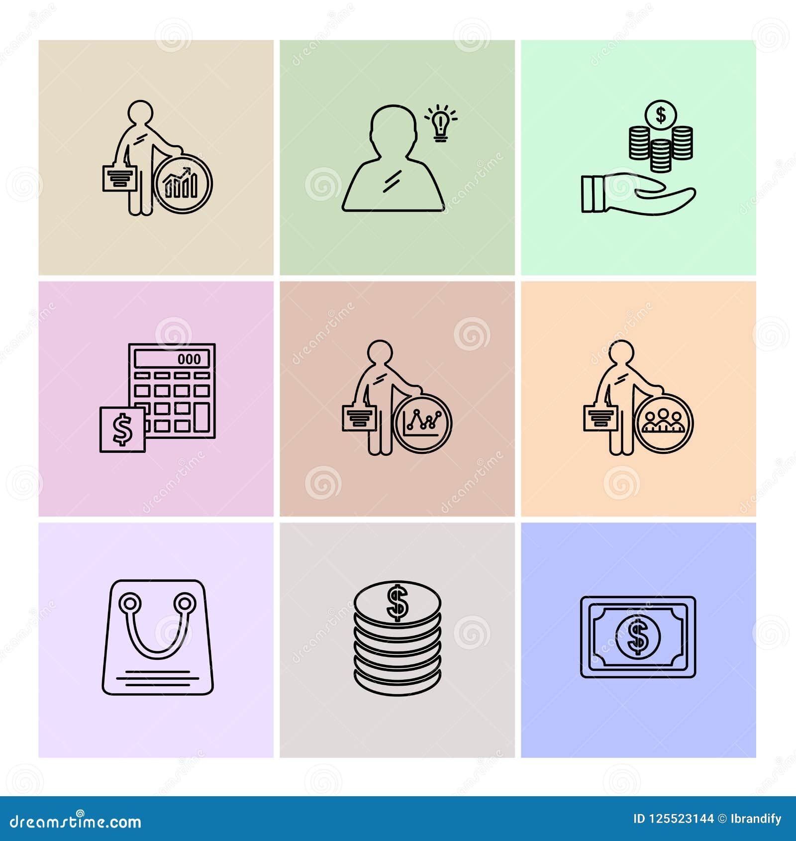 Shopping Cart Money Graph User Interface Eps Icons - 