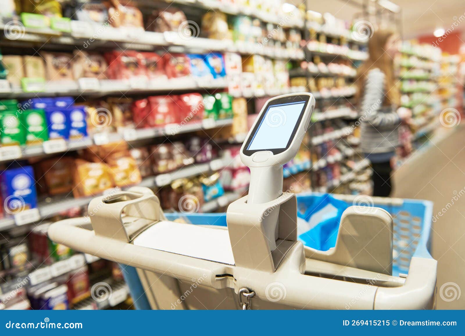 Shopping Cart with Scanner for Scanning Goods Barcodes Stock Image ... Circuit Diagram