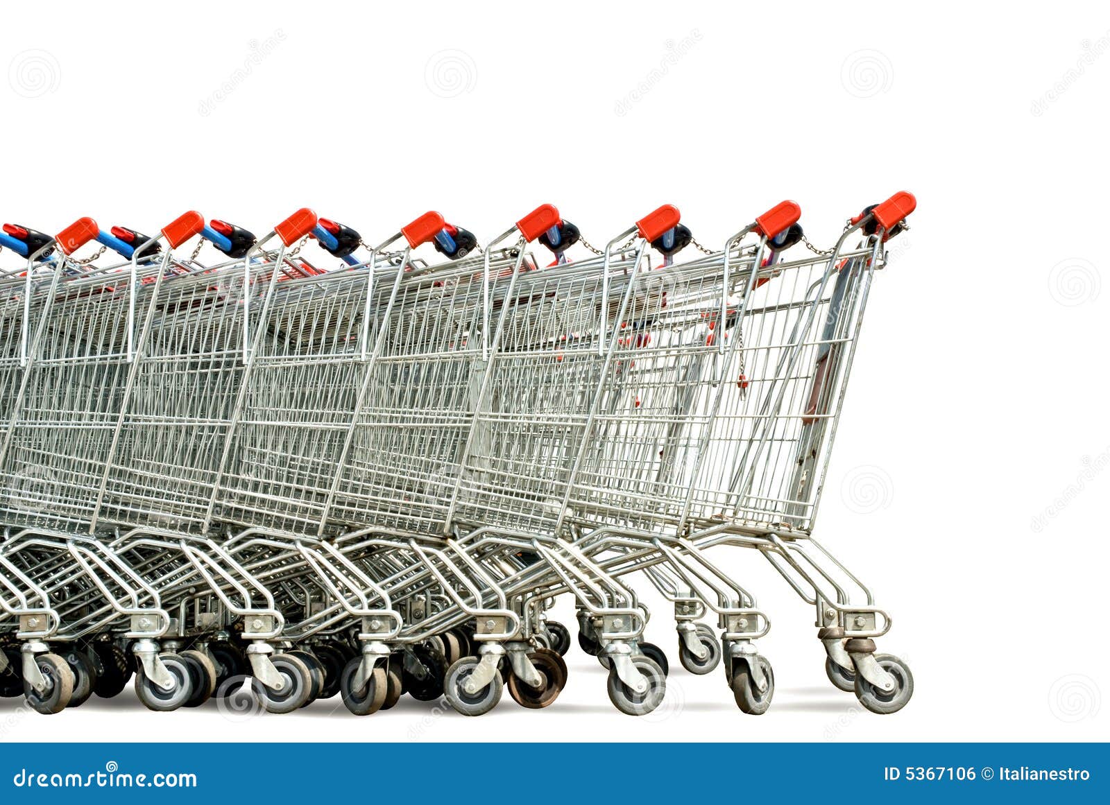 Shopping carts stock photo. Image of empty, trolley, stores 5367106