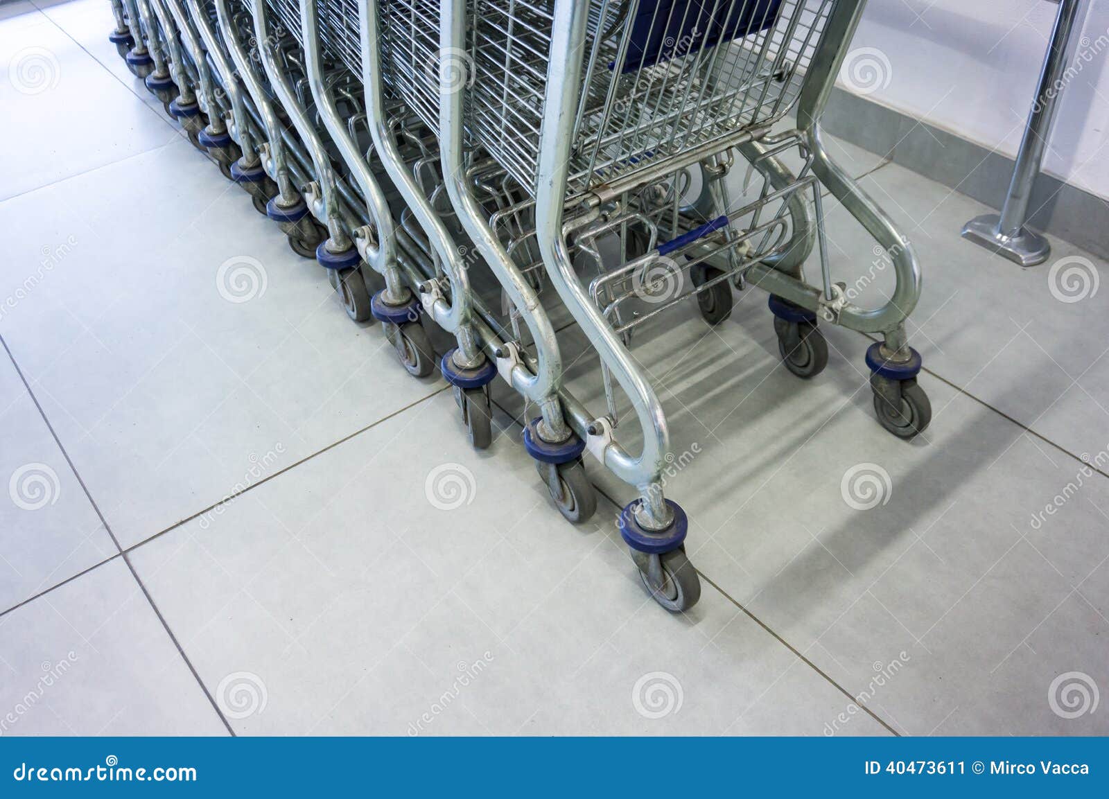 Shopping carts stock image. Image of indoor, commerce 40473611