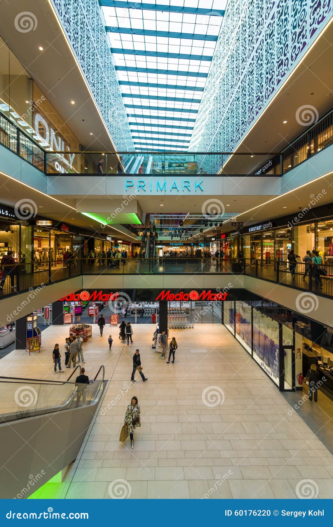 Shopping Center Centrum Galerie in the Old Town. Editorial Image ...