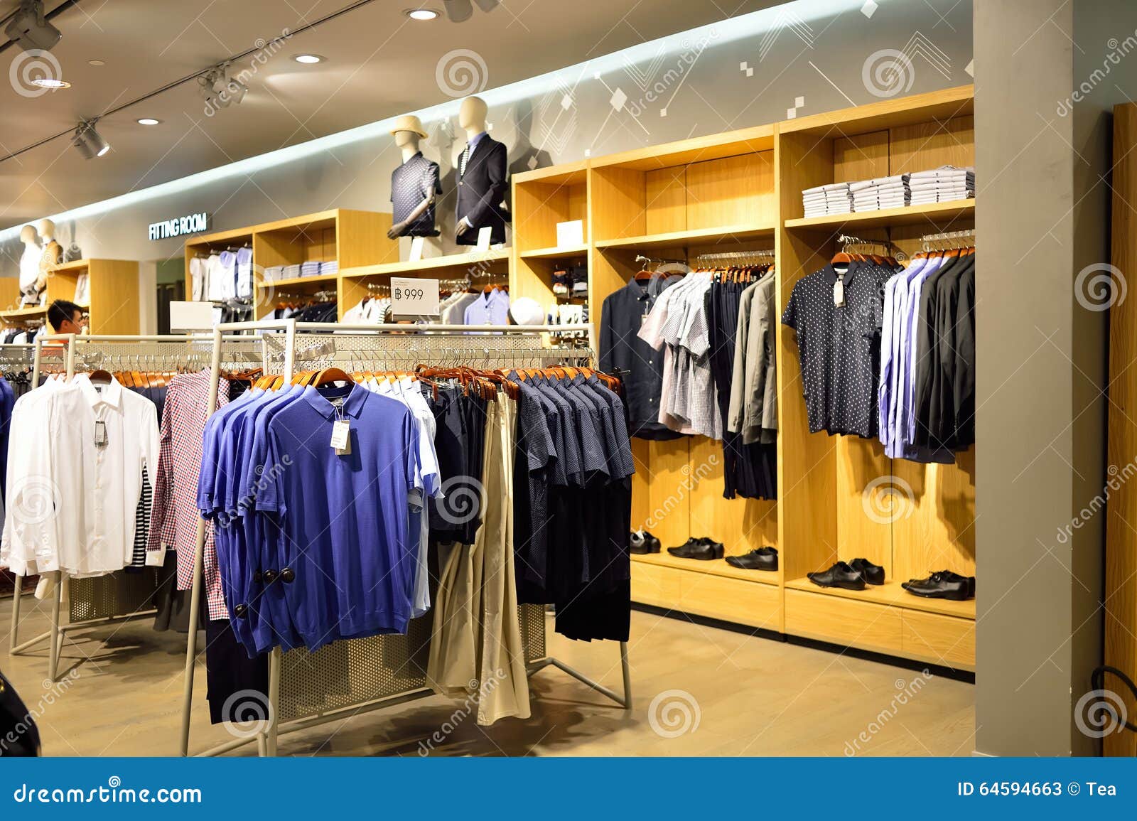 Shopping center interior editorial stock photo. Image of clothing ...