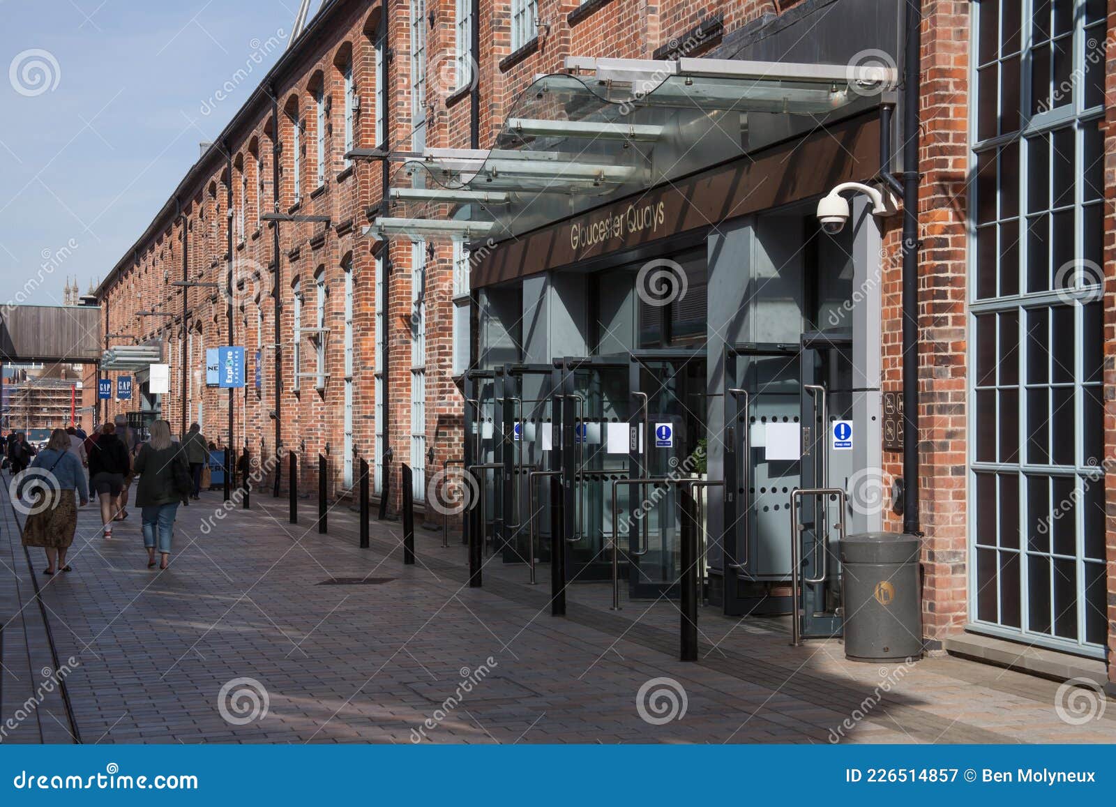 The Shopping Centre Gloucester Quays in the UK Editorial Photography