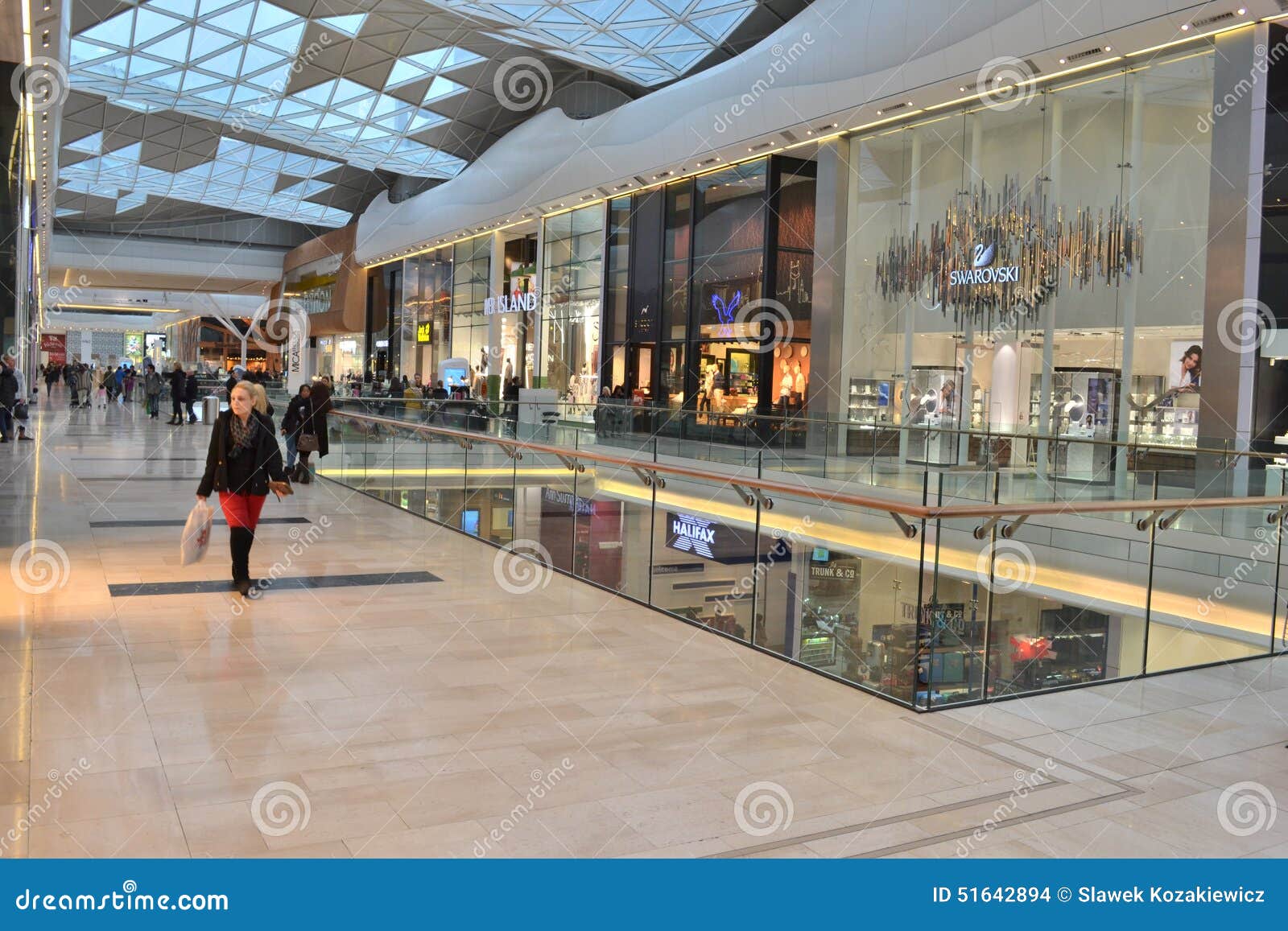 Shopping centre London editorial stock image. Image of stores