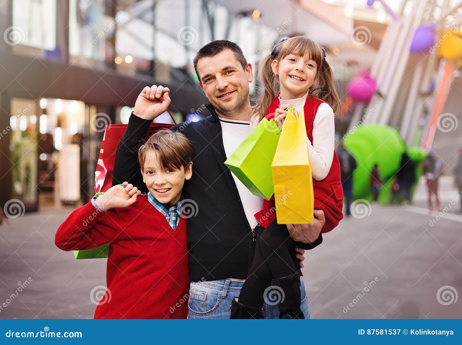 shopping, family concept