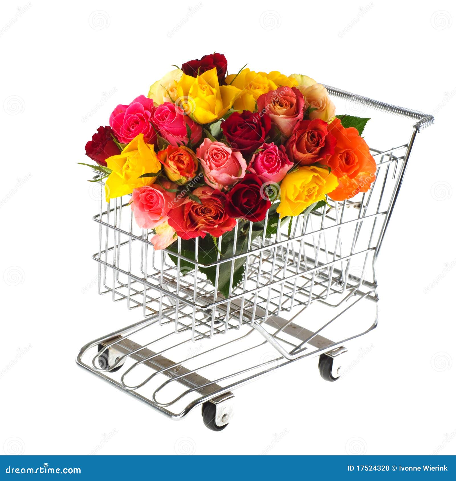 Shopping flowers stock photo. Image of colorful, bunch 17524320