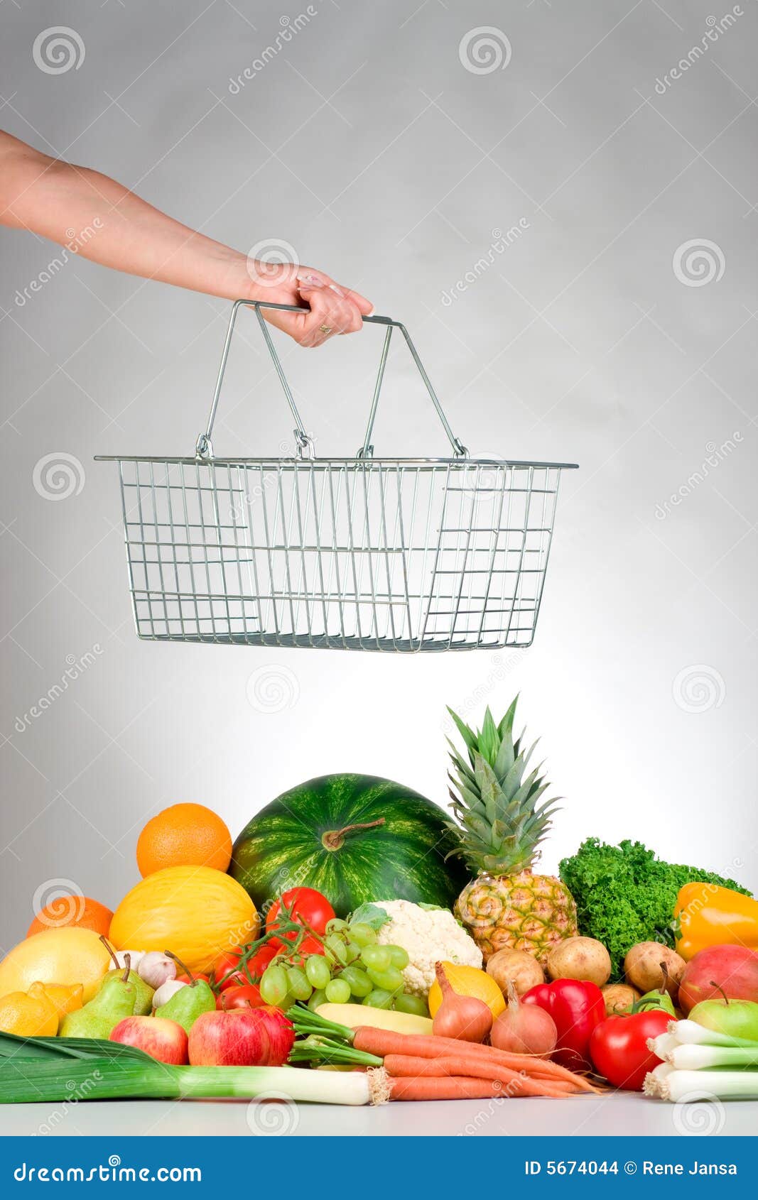 Shopping for fresh produce stock photo. Image of nature 5674044