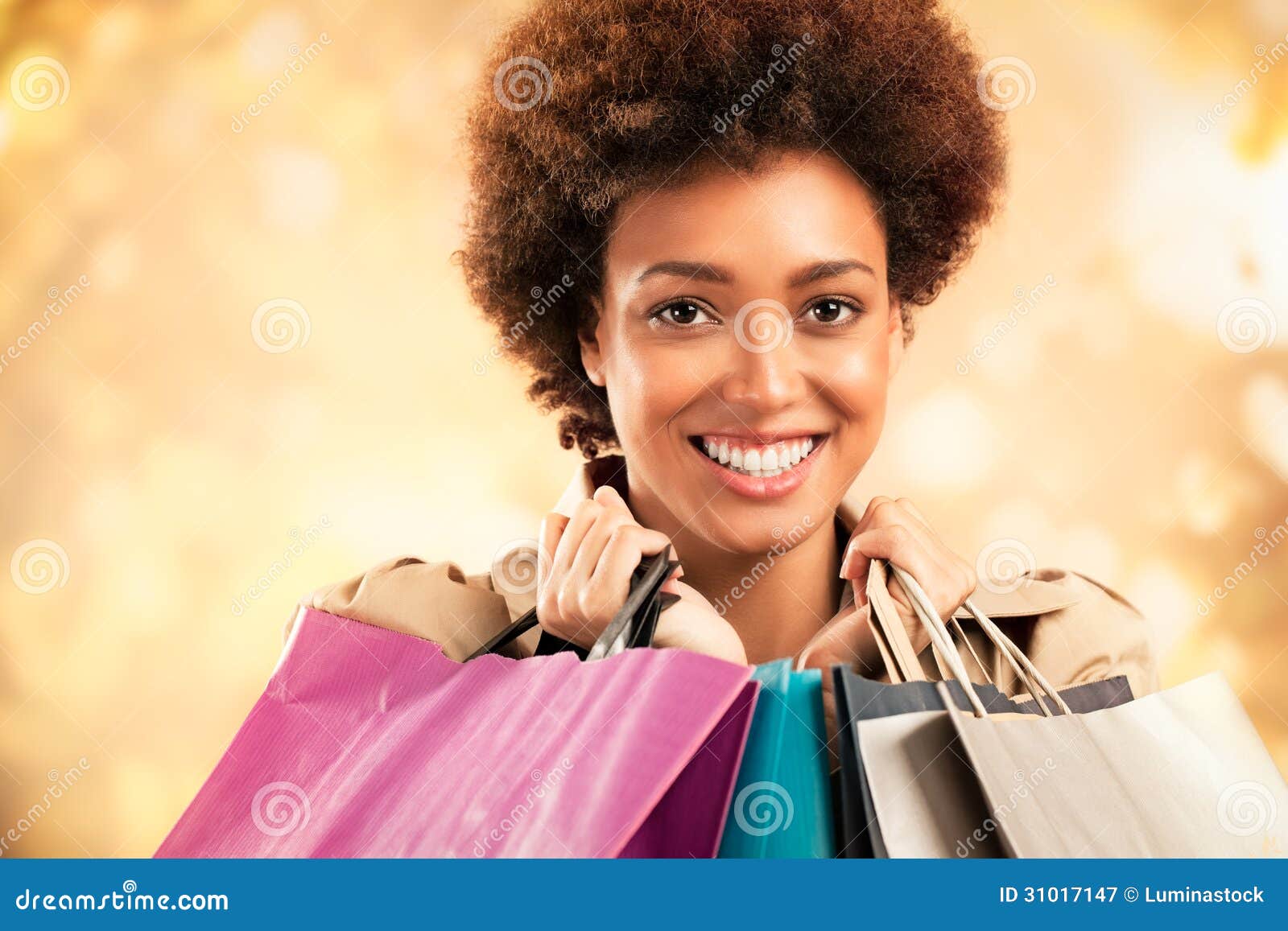 Shopping Girl stock image. Image of holding, eyes, head - 31017147