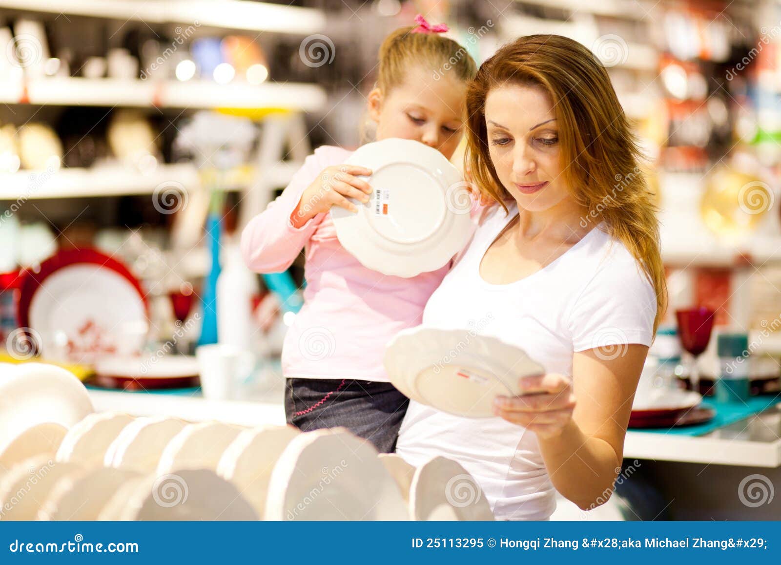 Shopping for homeware stock image. Image of looking, dish 25113295