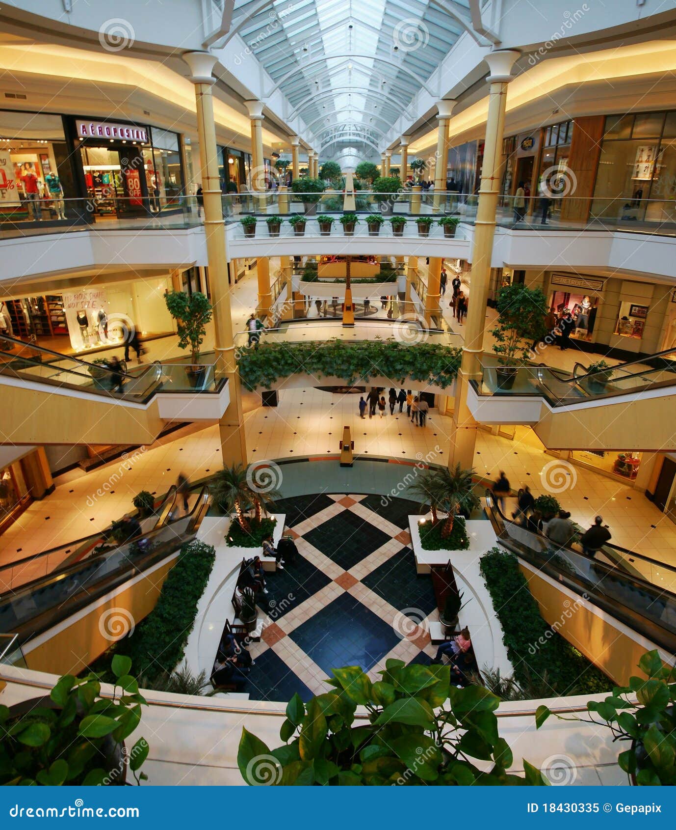 Shopping Mall editorial stock photo. Image of america - 36693338