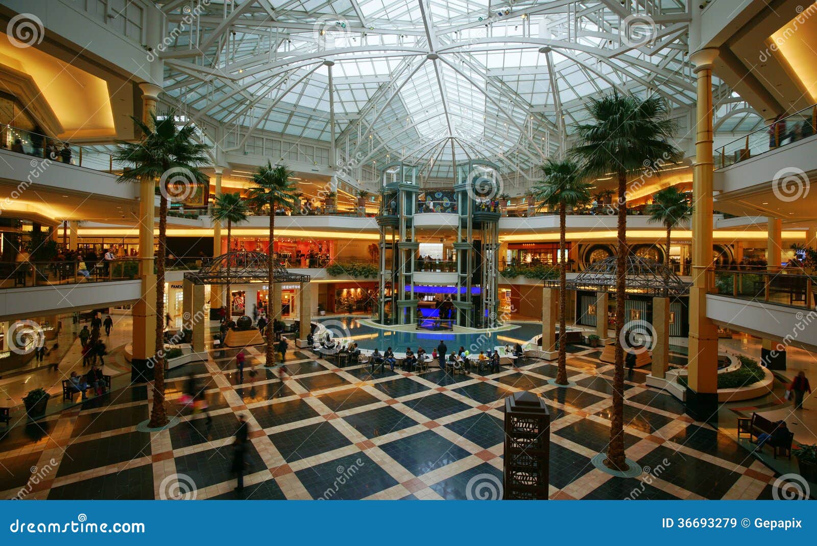 Shopping Mall editorial stock image. Image of michigan - 36693279