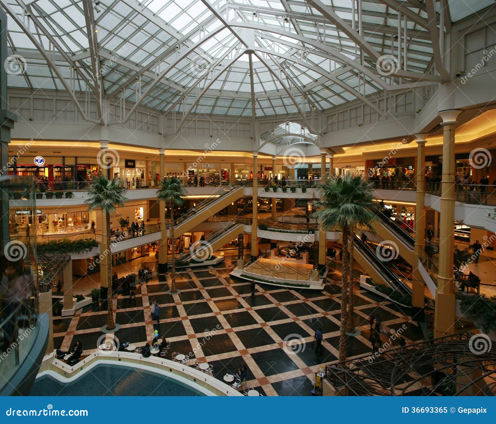 Shopping Mall editorial stock image. Image of michigan - 36693279