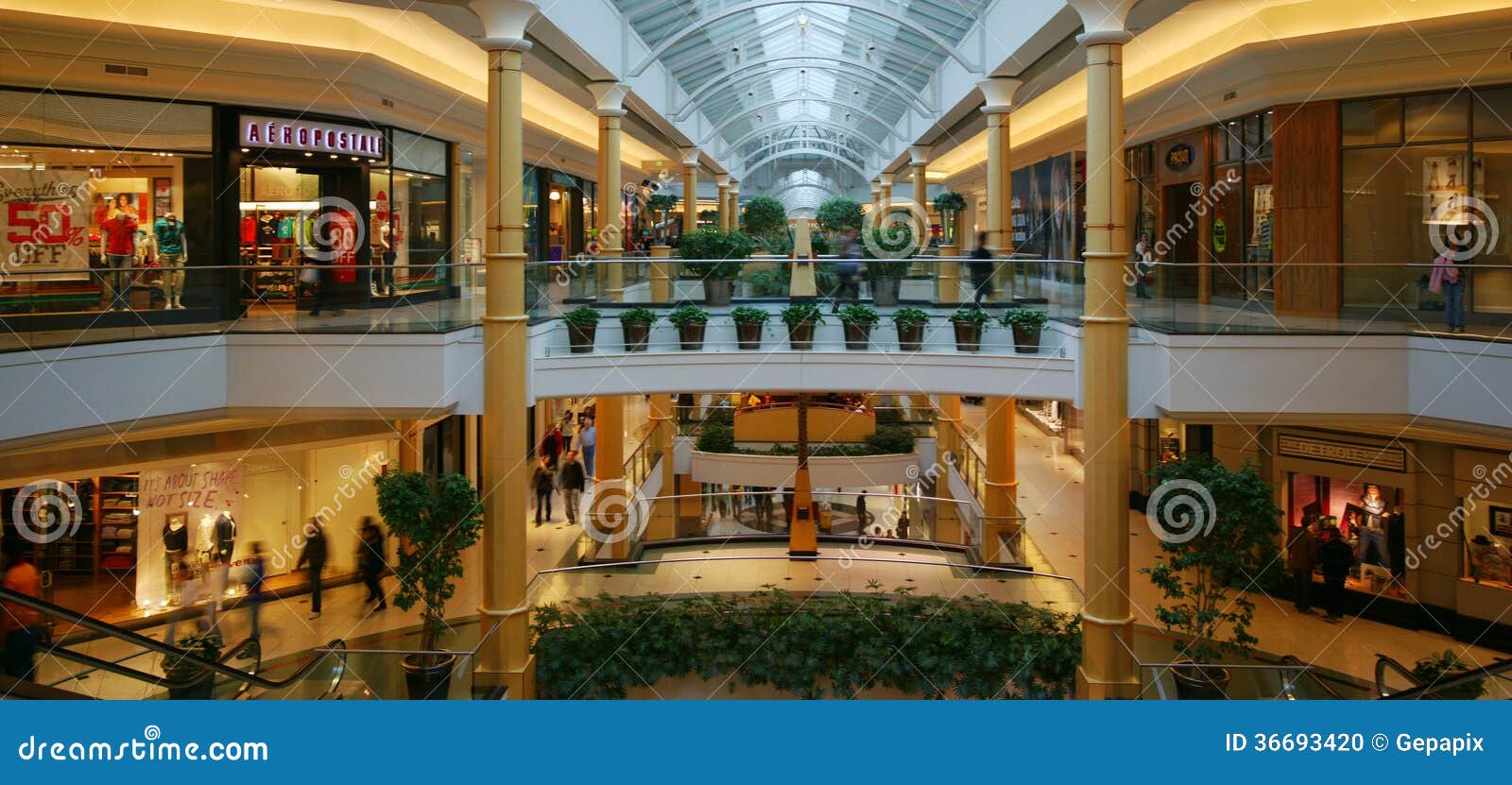 Somerset Collection Mall in Michigan USA Editorial Photography