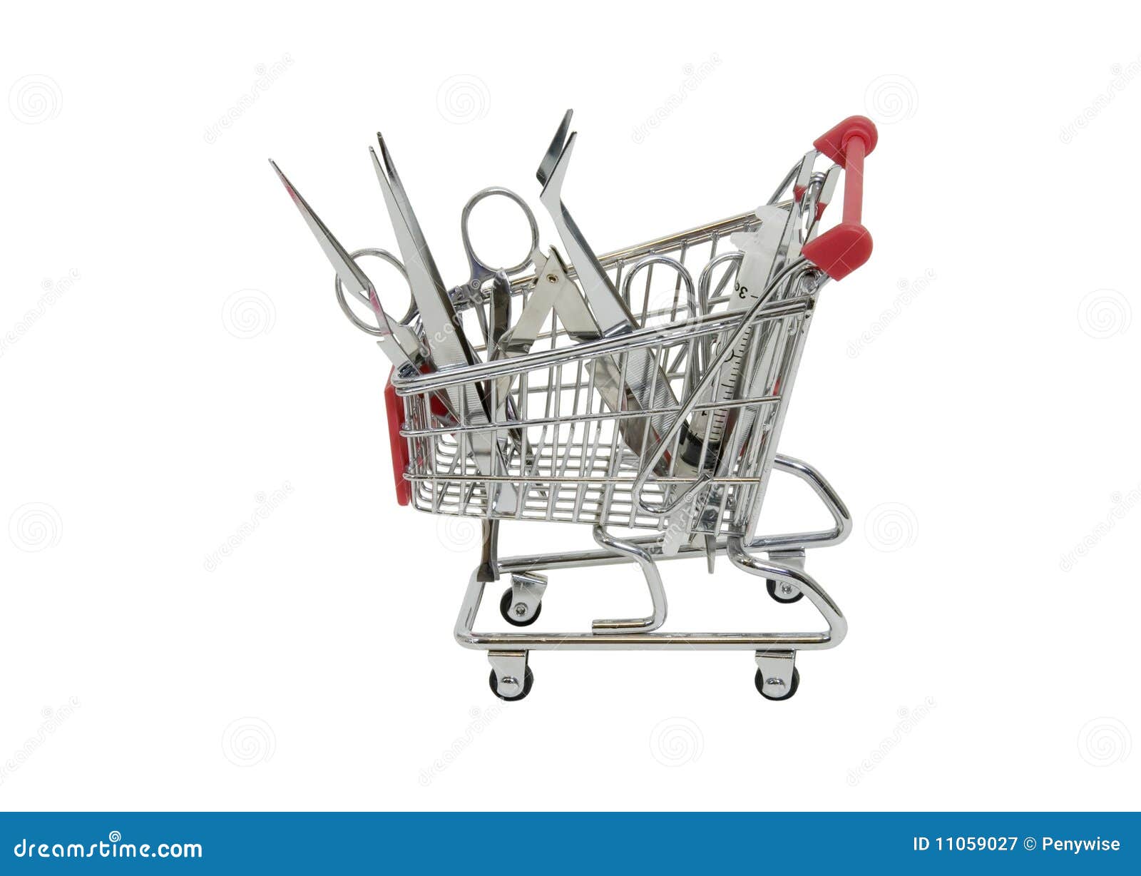 Shopping for medical tools stock image. Image of health 11059027