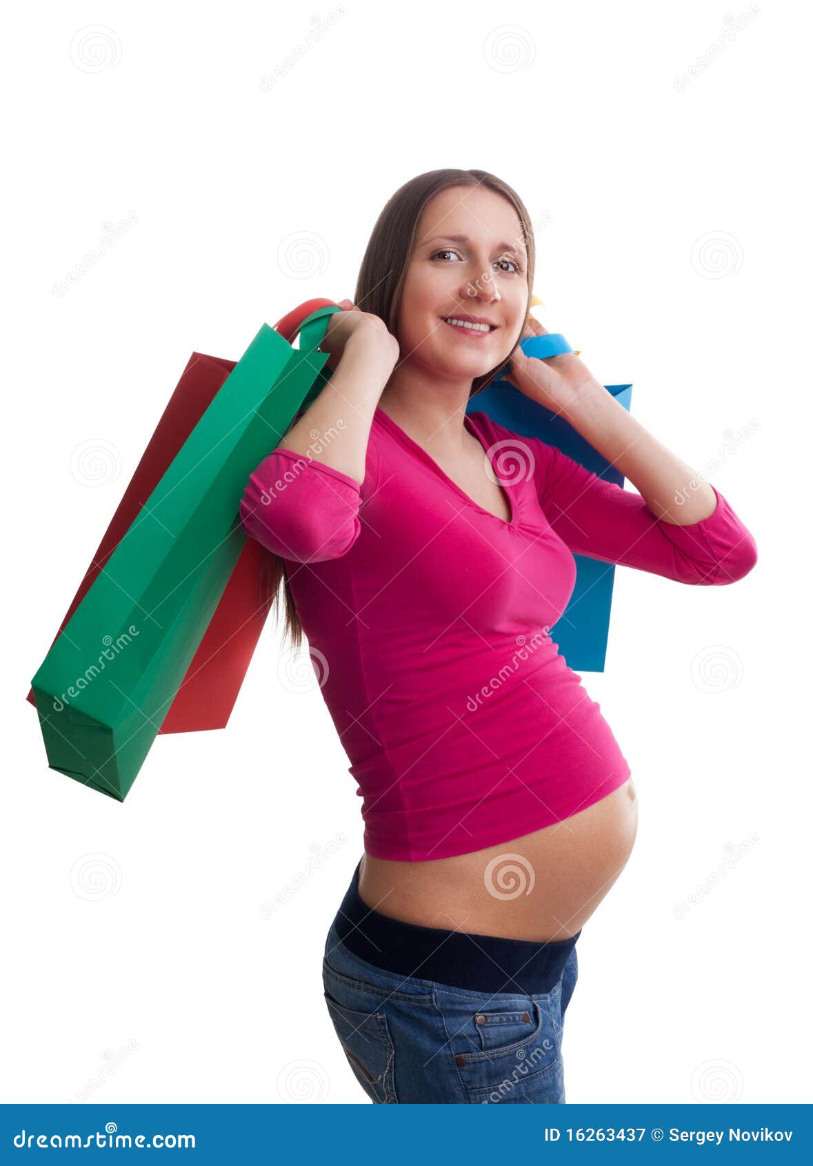 Shopping for new baby stock image. Image of body, expecting 16263437