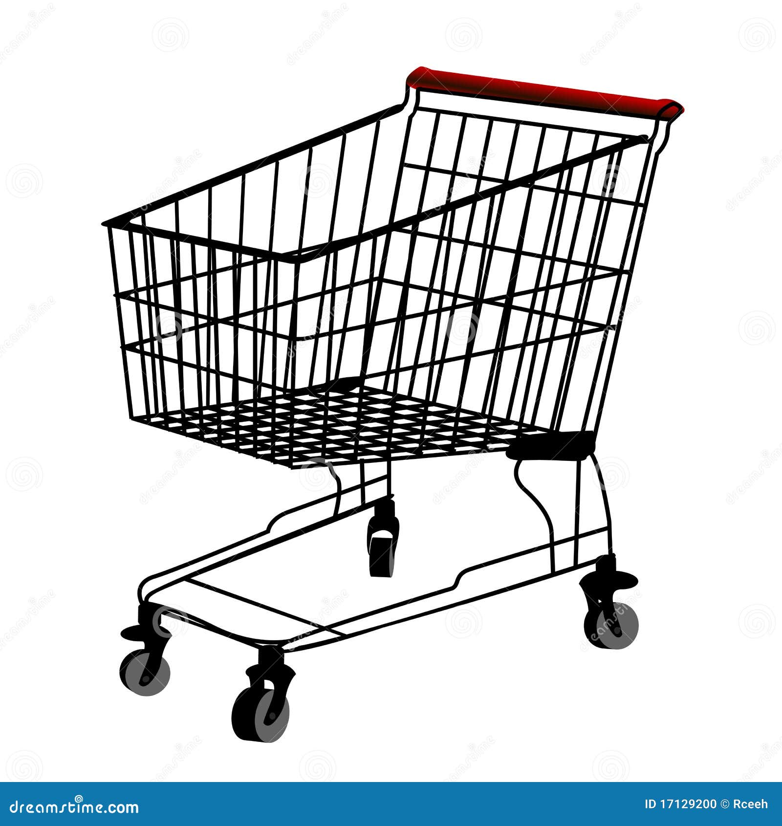 Full Shopping Cart Silhouette