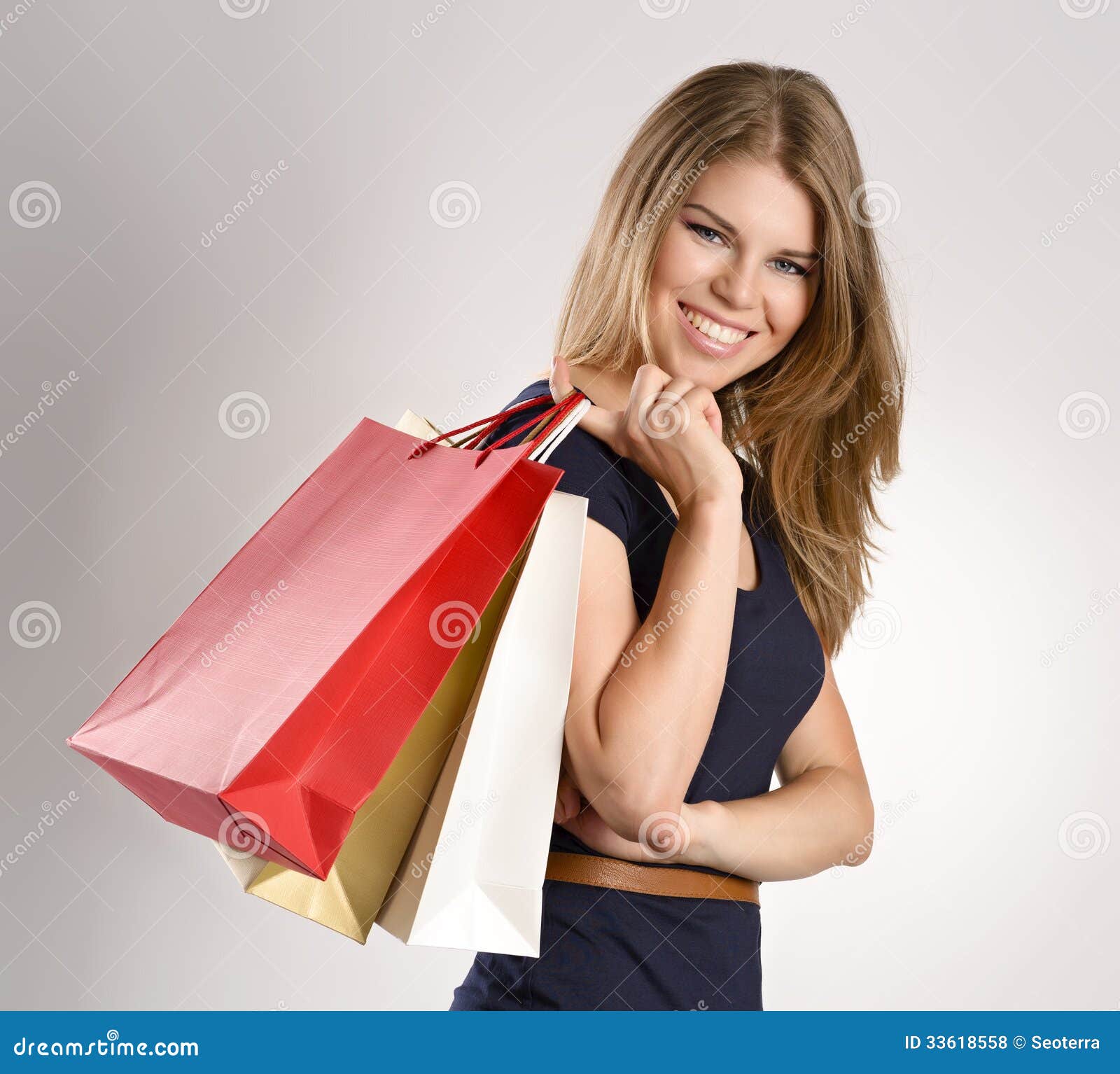 Shopping woman stock photo. Image of sale, caucasian - 33618558