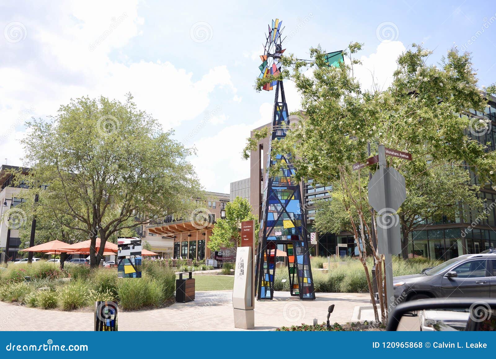 Clearfork Shopping Center, Fort Worth Texas Editorial Stock Photo