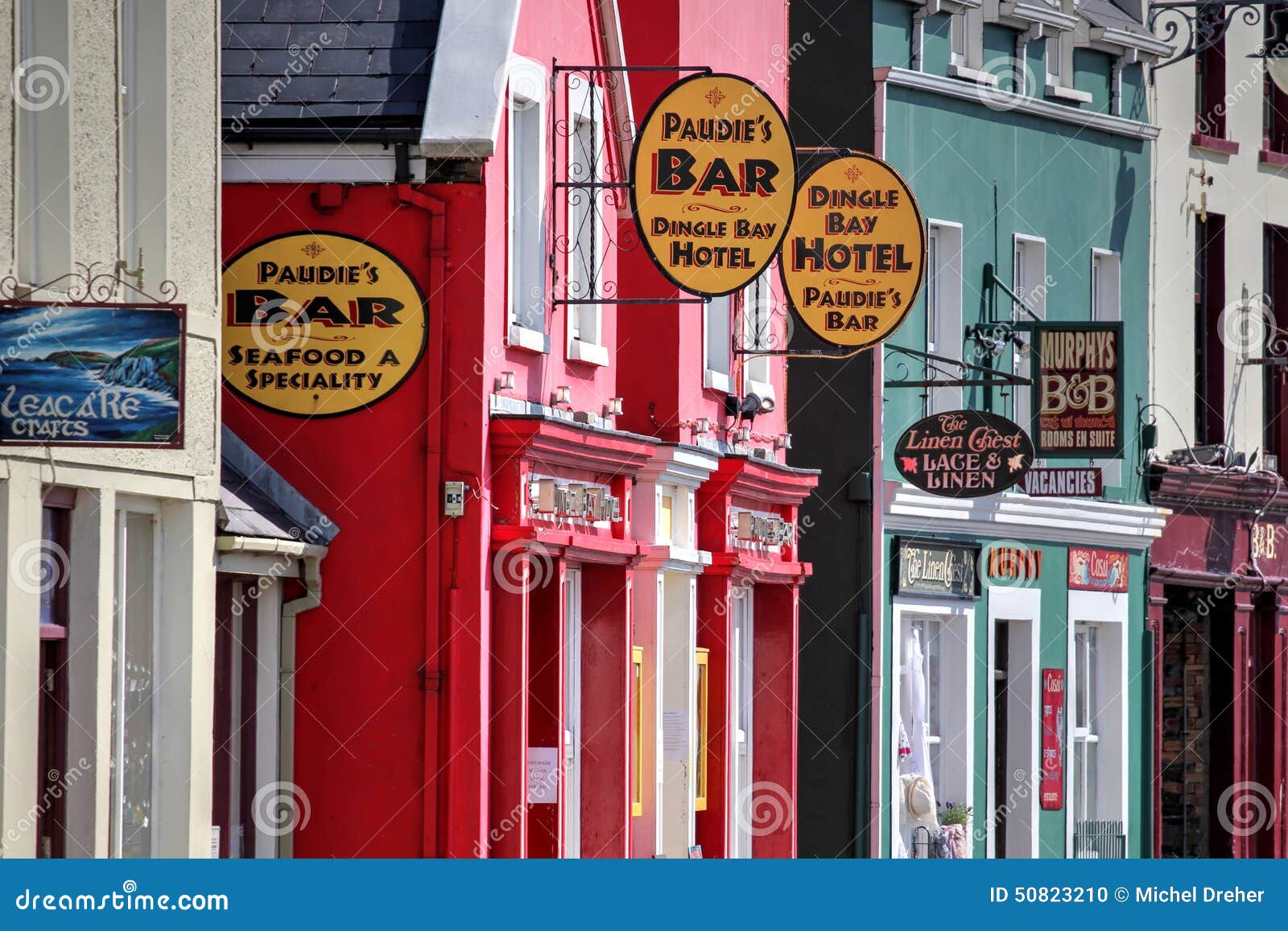 Shops in Dingle editorial image. Image of kerry, ireland 50823210