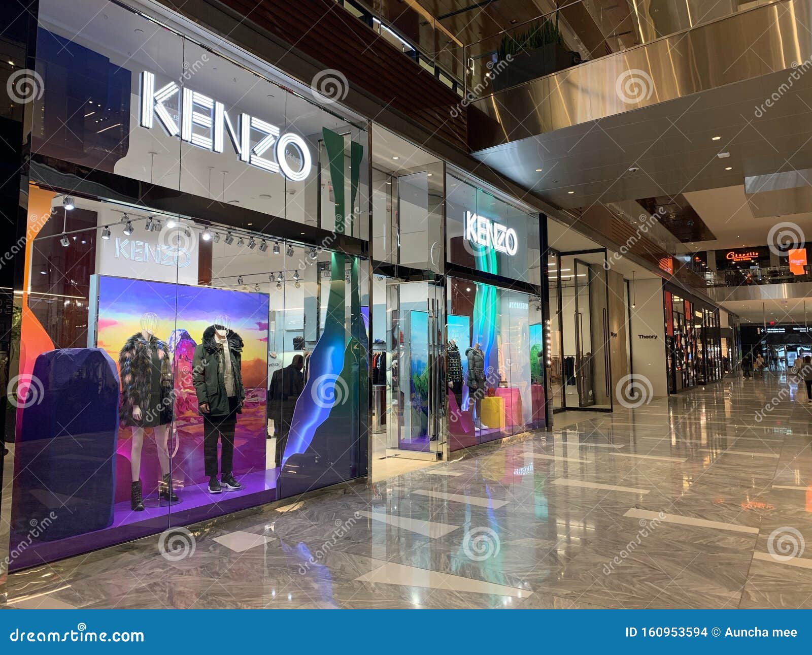 shops kenzo store editorial stock image 
