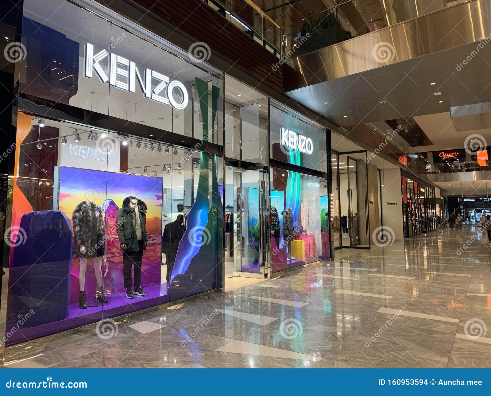shops kenzo store editorial stock image