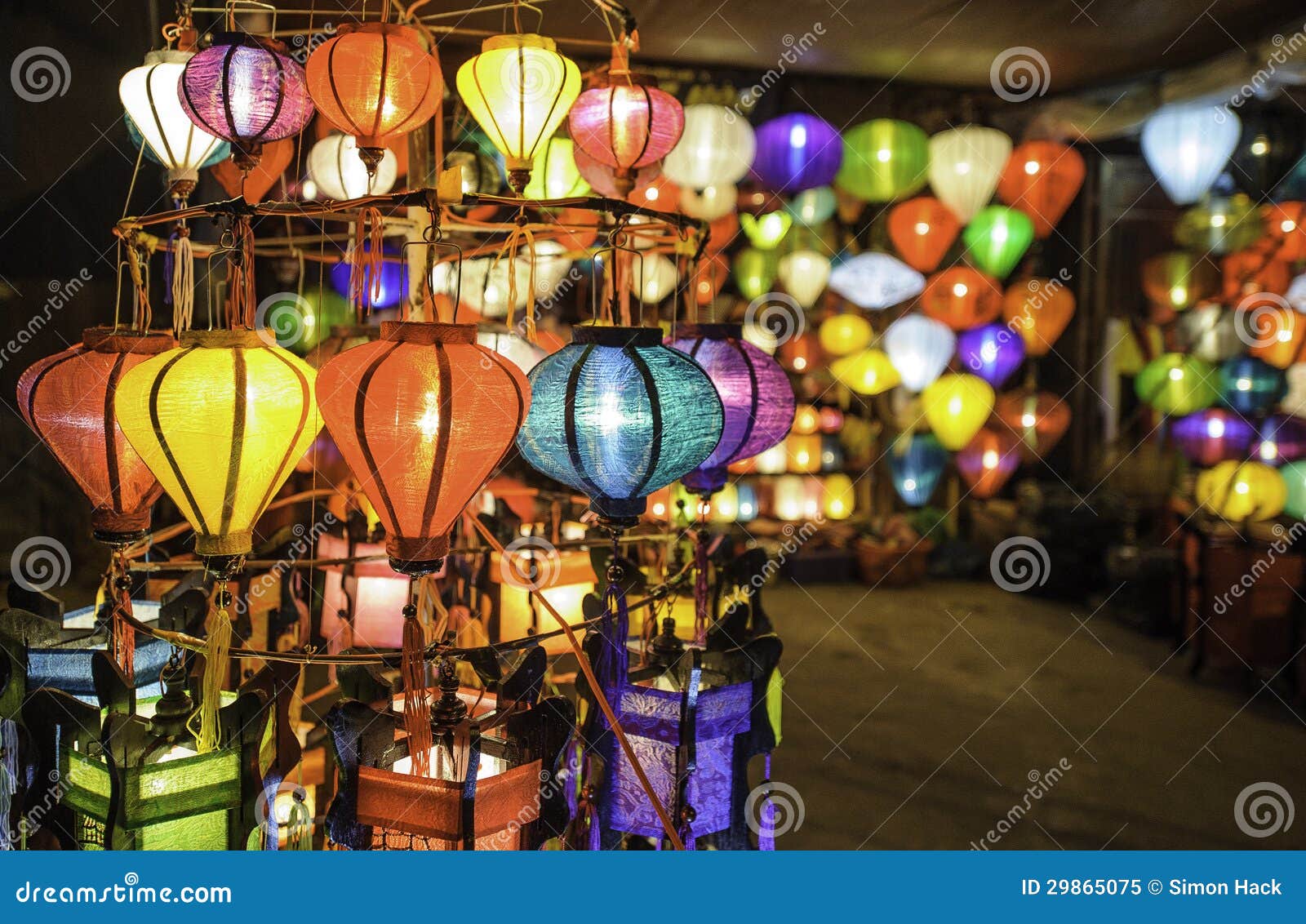 chinese lanterns in hoi-an, vietnam