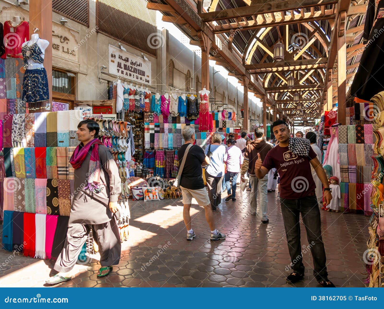 Shops in Textile Souk in Bur Dubai Editorial Image Image of souq