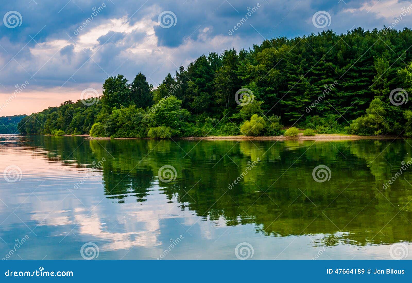 Lake Marburg Hiking Trails In Codorus State Park In Hanover, Pen