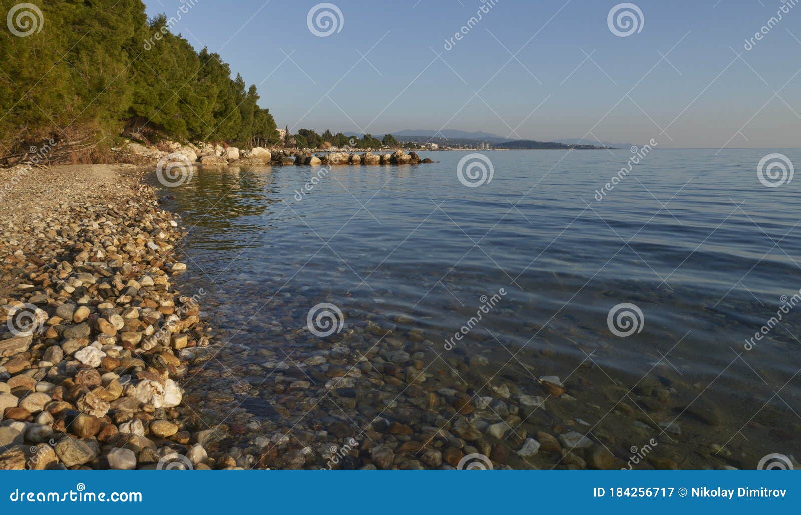 the shore near nikiti, greece