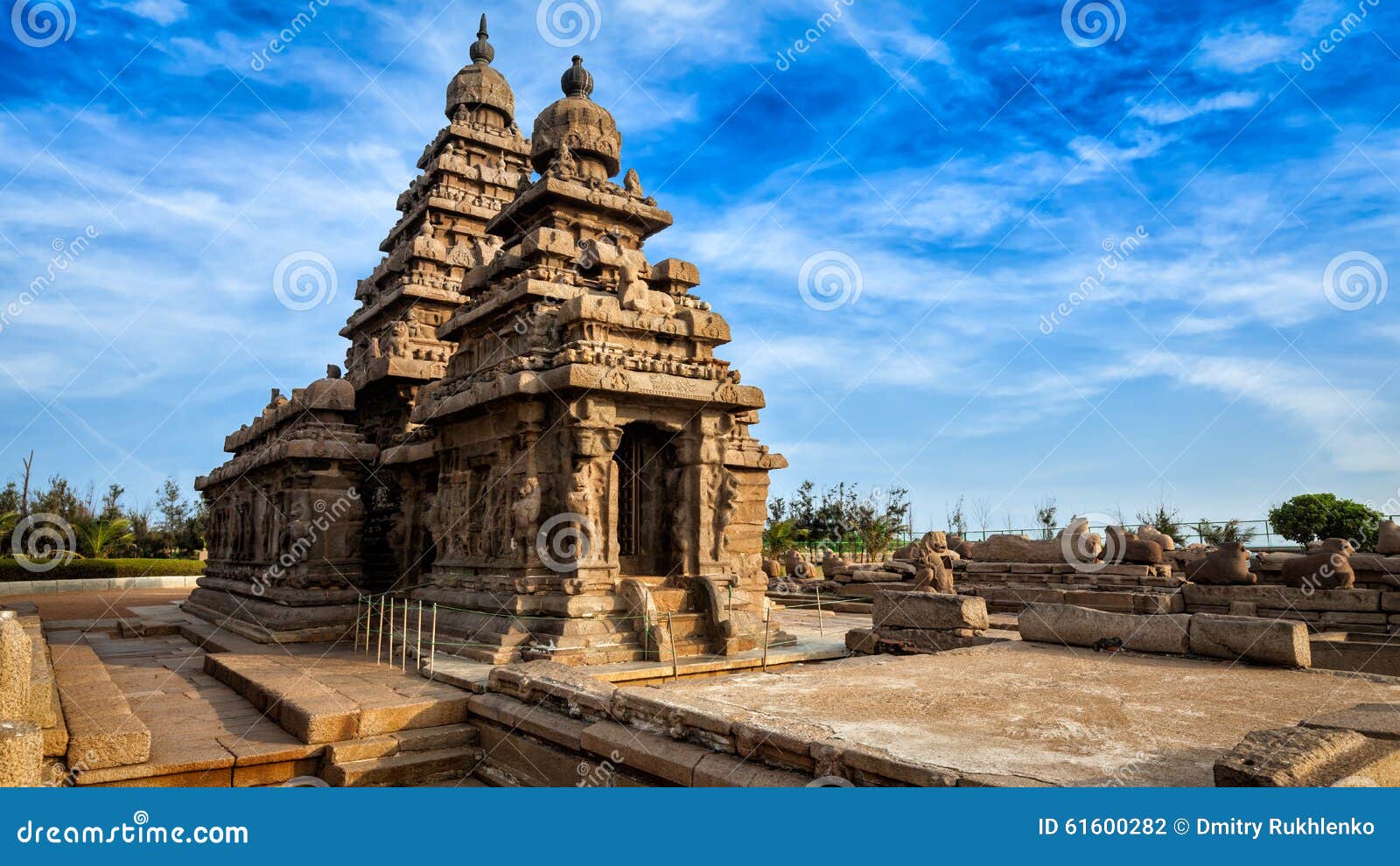 shore temple in mahabalipuram, tamil nadu, india