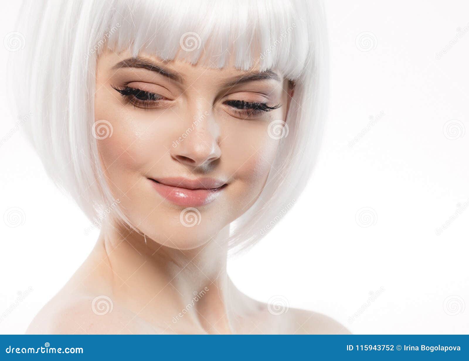 Blonde Texturized Short Hair with Bangs - wide 5