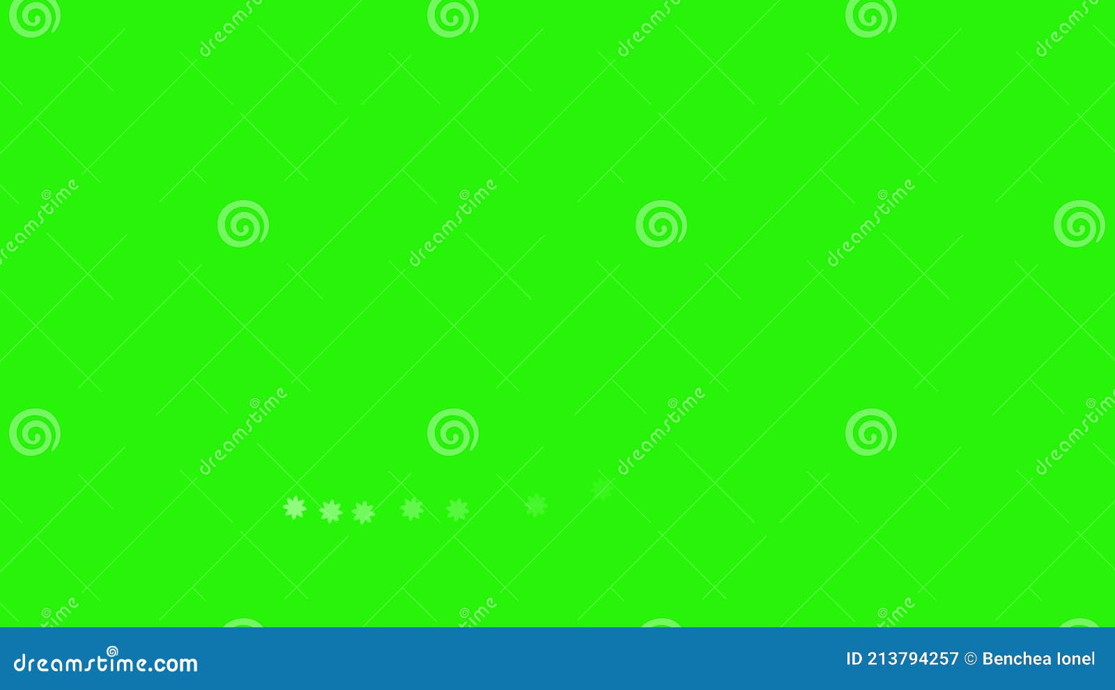 Short Line and Shapes Animation Effects Elements on Green Screen Chroma Key Stock Video Video