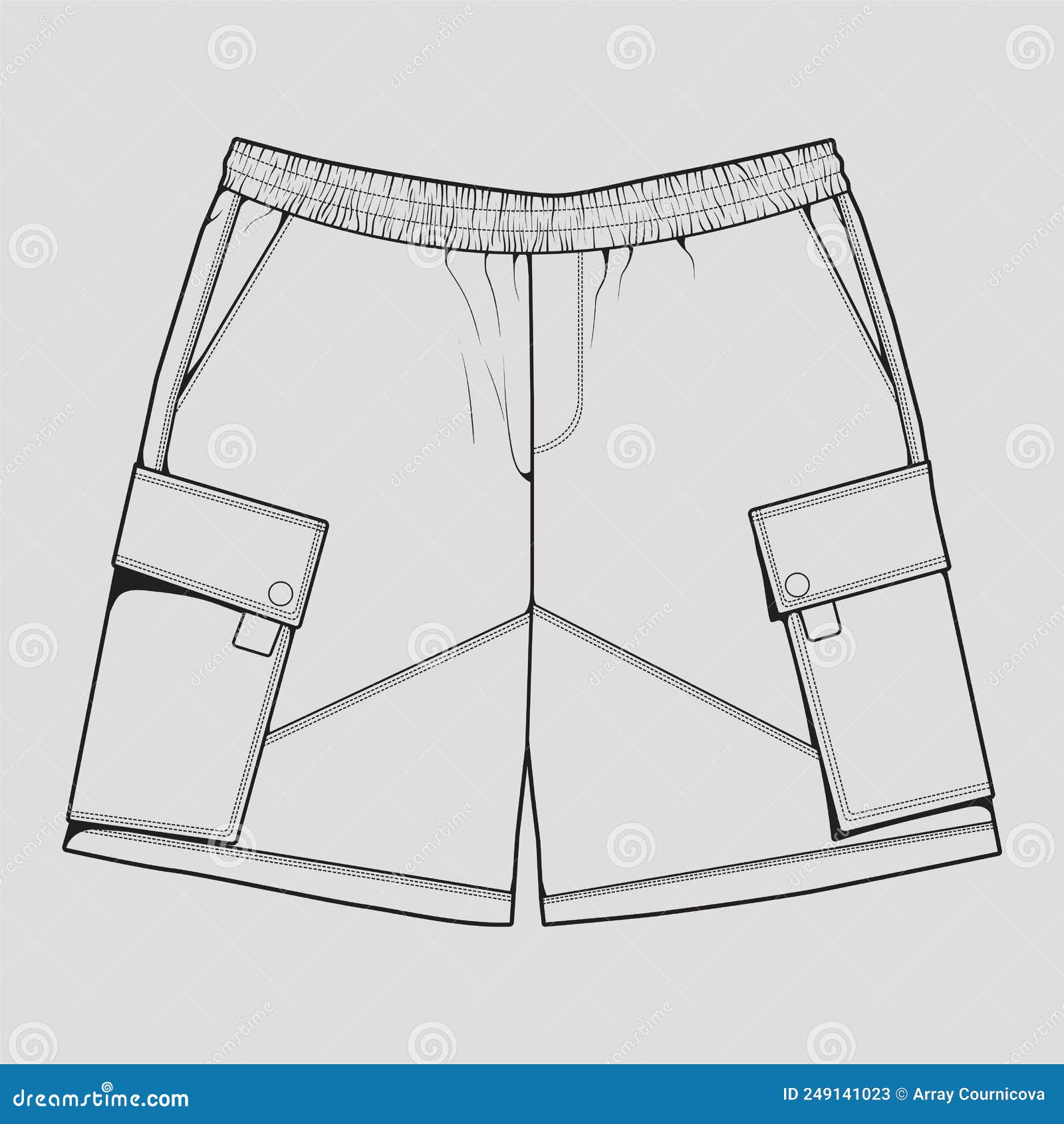 Black short pants with suspenders vector Stock Vector Vector And Low  Budget Royalty Free Image Pic ESY056085683  agefotostock