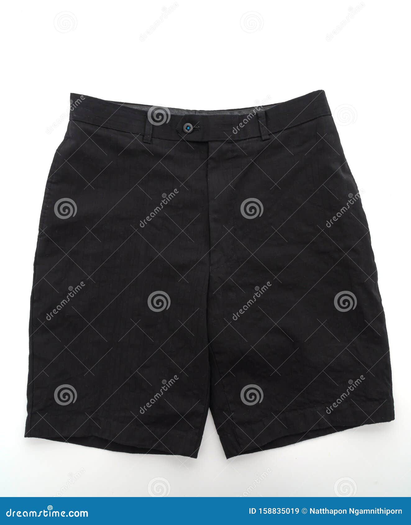 Short Pants on White Background Stock Image - Image of belt, stylish ...