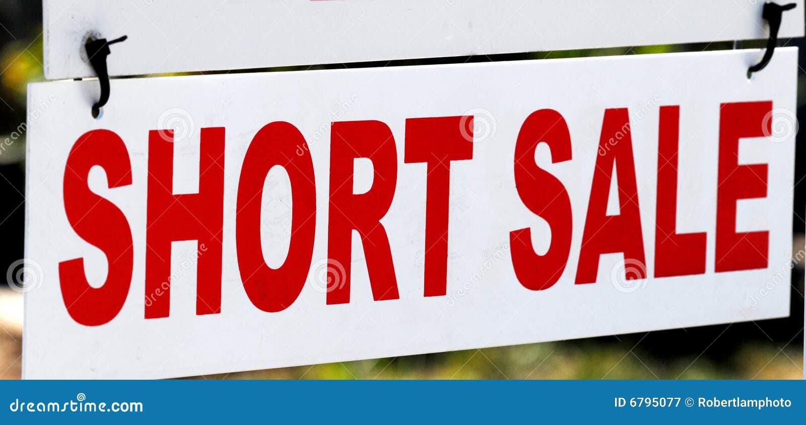 short sale sign
