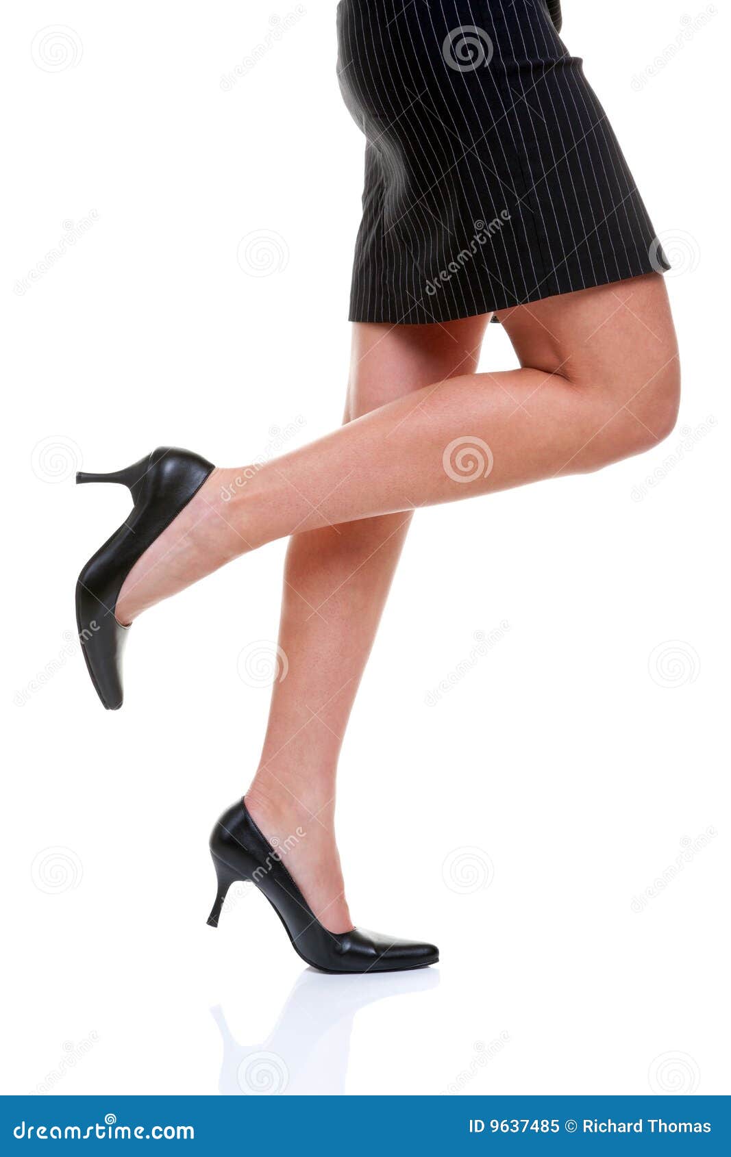 short black stiletto heels