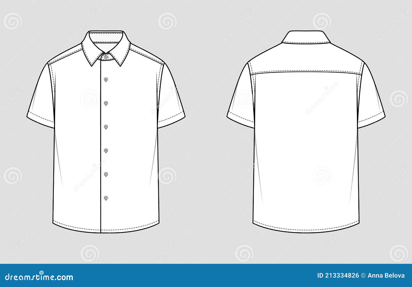 Vector woman short sleeved t-shirt technical... - Stock Illustration  [96333799] - PIXTA