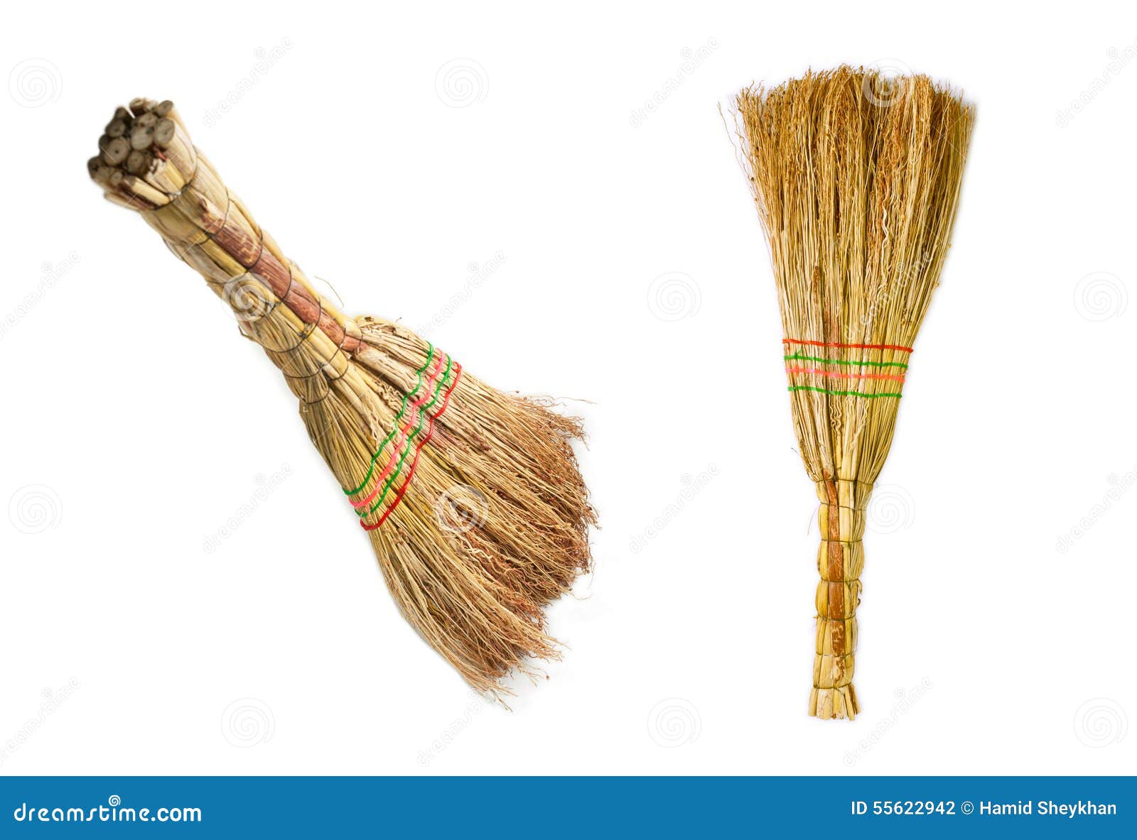 Short straw brooms stock photo. Image of tidy, sweeping 55622942