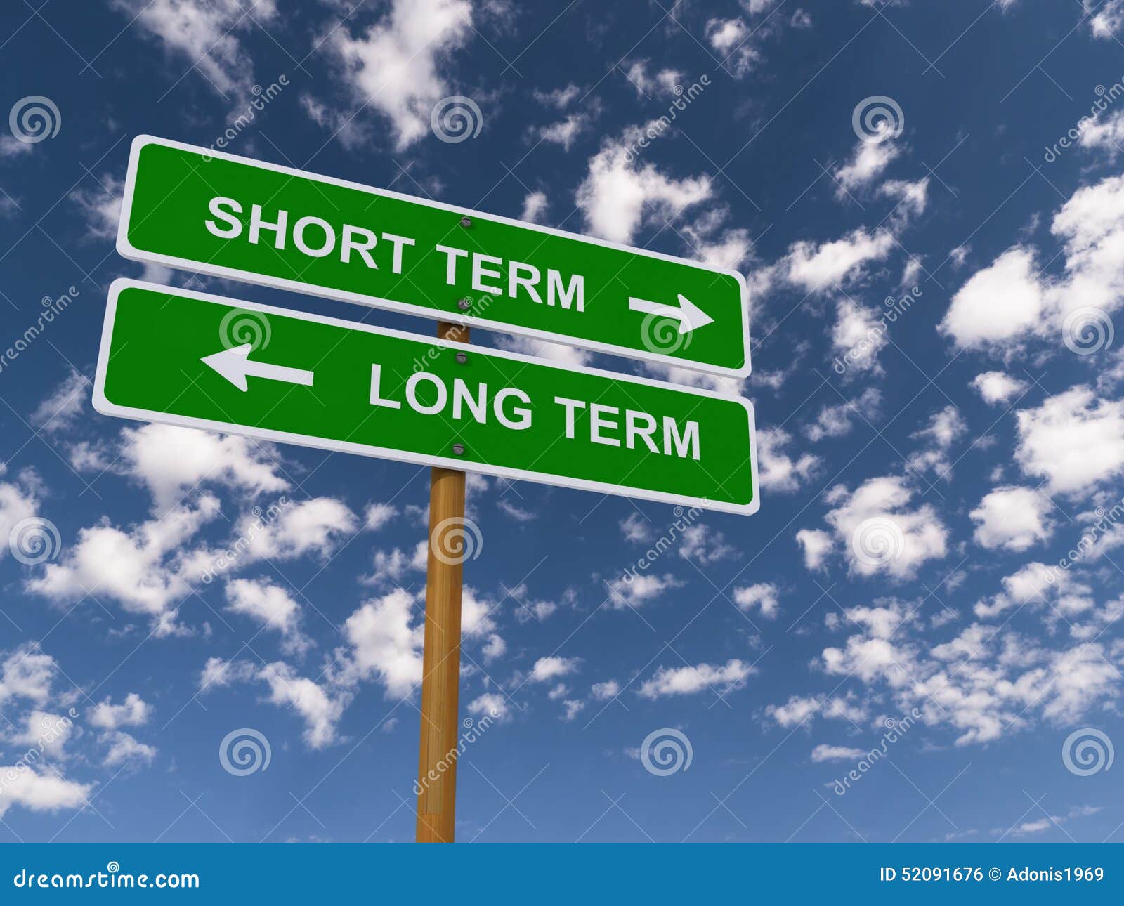 short term vs. long term
