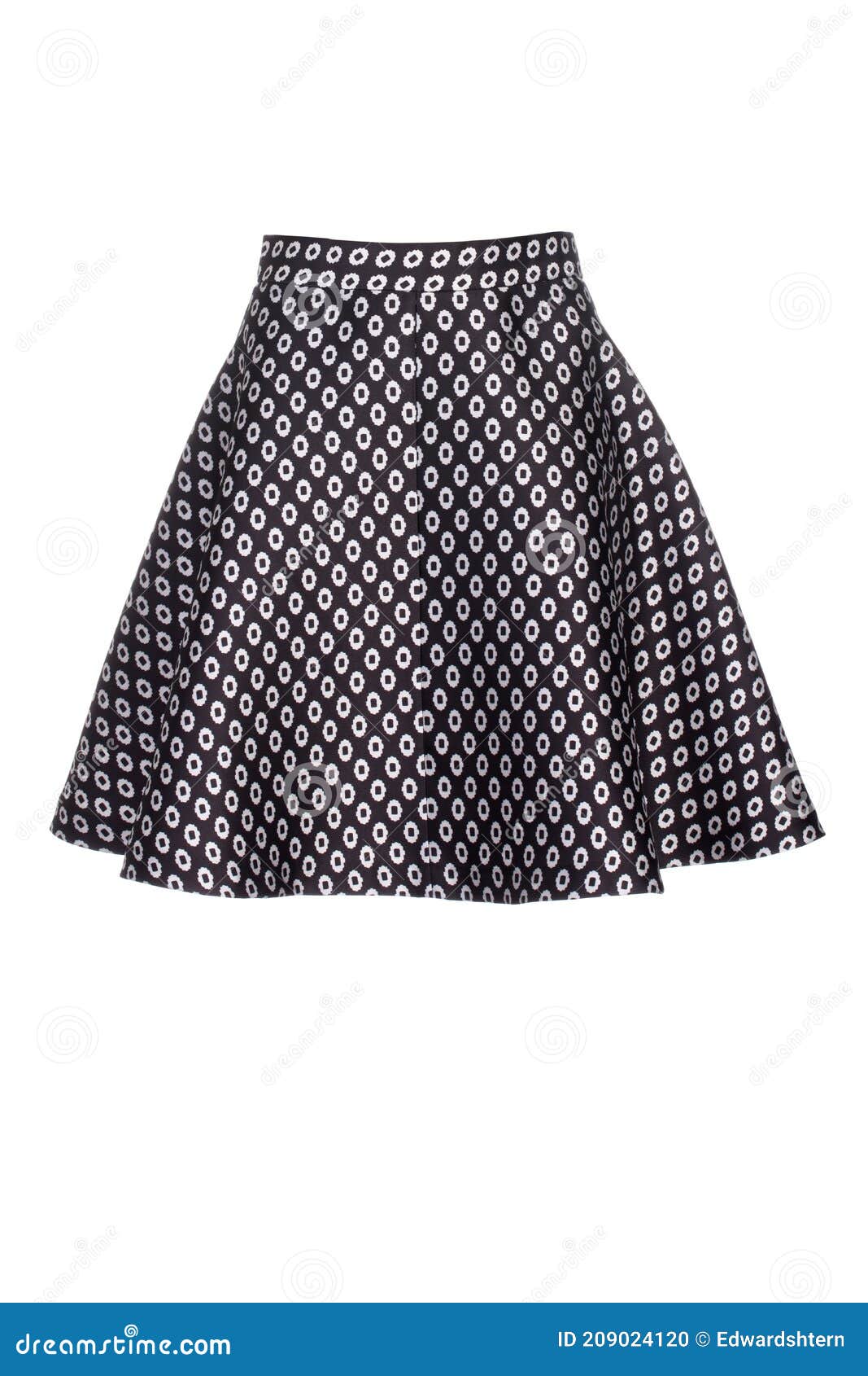 Short Women S Skirt Isolated on White Background Stock Photo - Image of ...